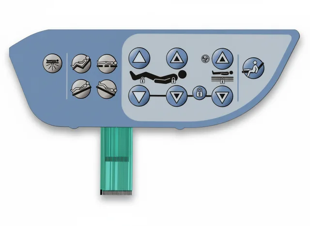 Teclado de Membrana para Cama Hospitalar Hill-Rom