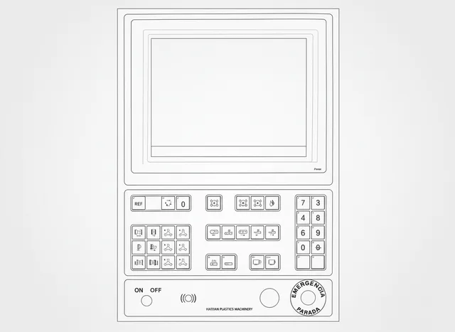 Teclado de Membrana para Máquina Haitian - Vista 2
