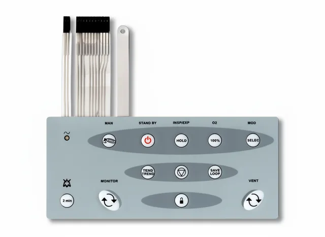 Teclado de Membrana para Ventilação Mecânica Takaoka Carmel