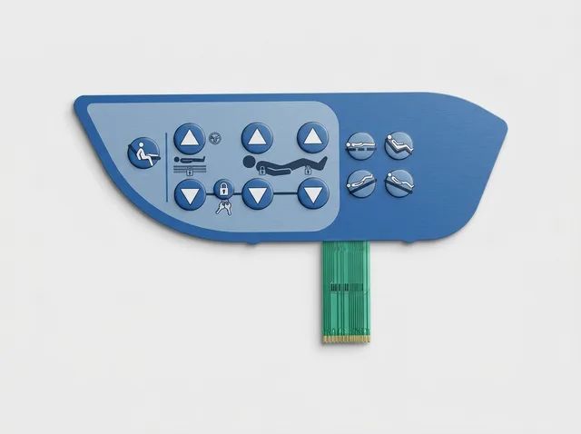 Teclado de Membrana para Cama Hospitalar Hill-Rom HR 900