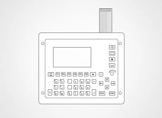 Teclado de Membrana para Máquina Autocut 3000 - Vista 2