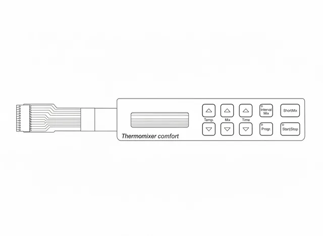 Teclado de Membrana para Termomisturador Eppendorf ThermoMixer Comfort - Vista 2