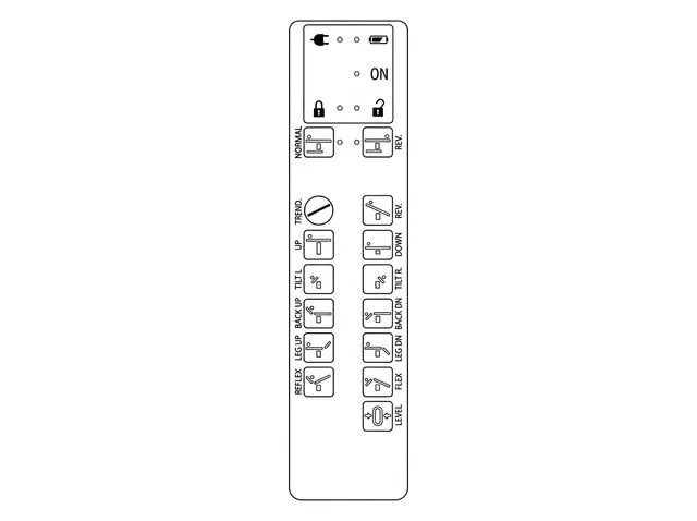Teclado de Membrana para Controle Maquet - Vista 2