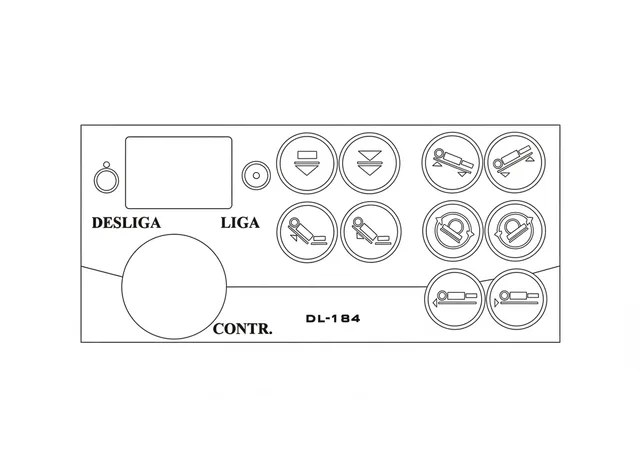 Painel de Membrana para Mesa Cirúrgica Barrfab DL-184 - Vista 2