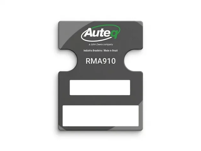 Etiqueta para equipamento Auteq RMA910