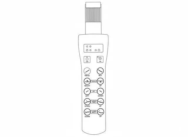 Teclado de Membrana para Mesa Cirúrgica Steris ASC 2000 - Vista 2