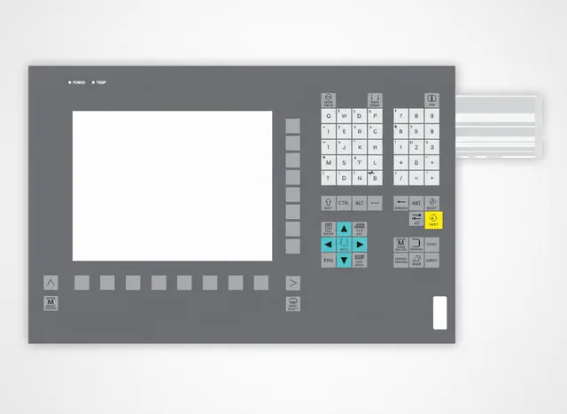 Teclado de Membrana para CNC Siemens OP10.