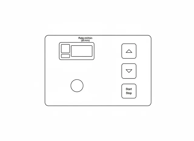 Painel de Membrana para Módulo de Bomba de Sangue Fresenius - Vista 2