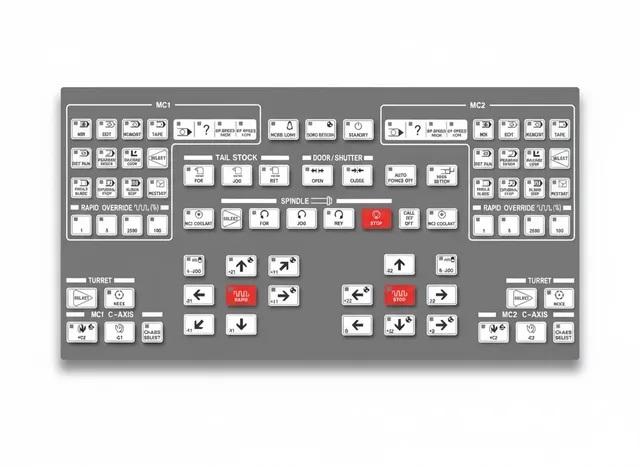 Painel de Membrana para CNC Hyundai-Kia SKT200/250TT