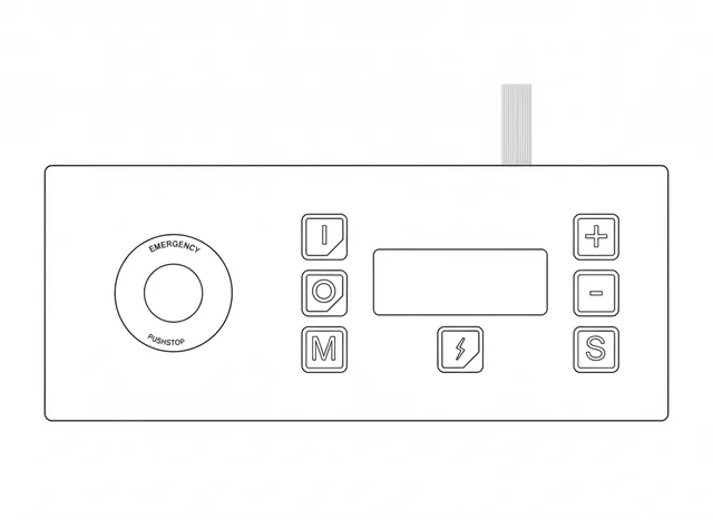 Teclado de Membrana para Túnel SmiPack T452 - Vista 2