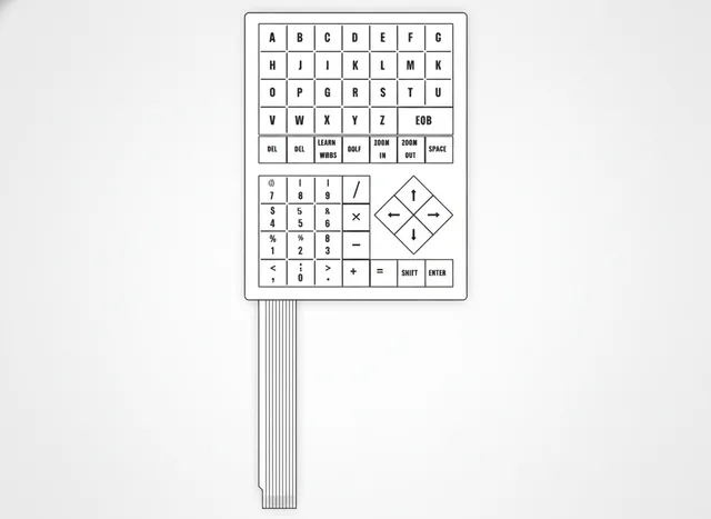 Teclado de Membrana para CNC Romi Mach 9 - 57 Teclas - Vista 2