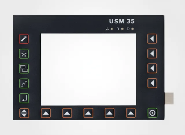 Teclado de Membrana para Ultrassom Industrial GE Krautkramer USM 35