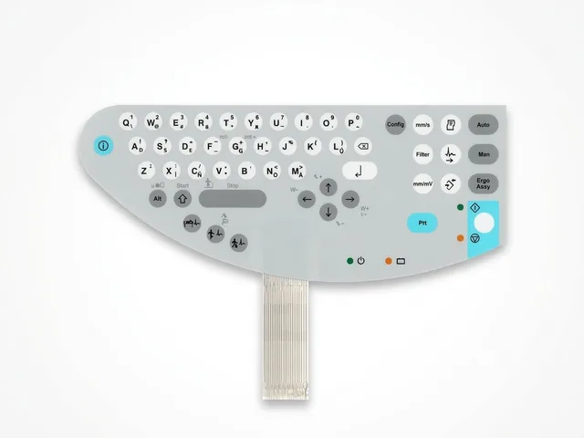 Teclado de Membrana para Eletrocardiógrafo GE MAC 1200