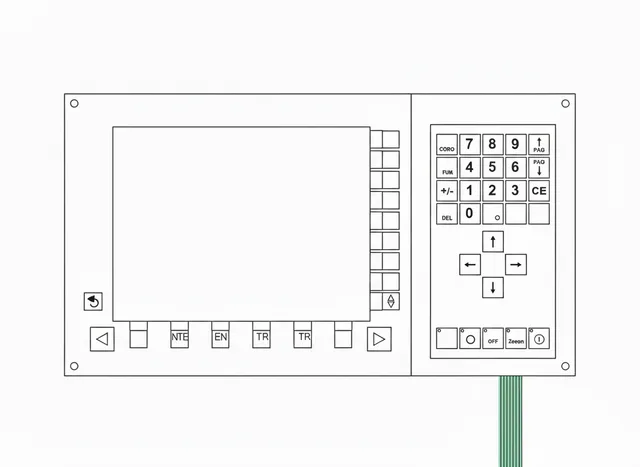 Teclado de Membrana para IHM Proteo Oxipira - Vista 2