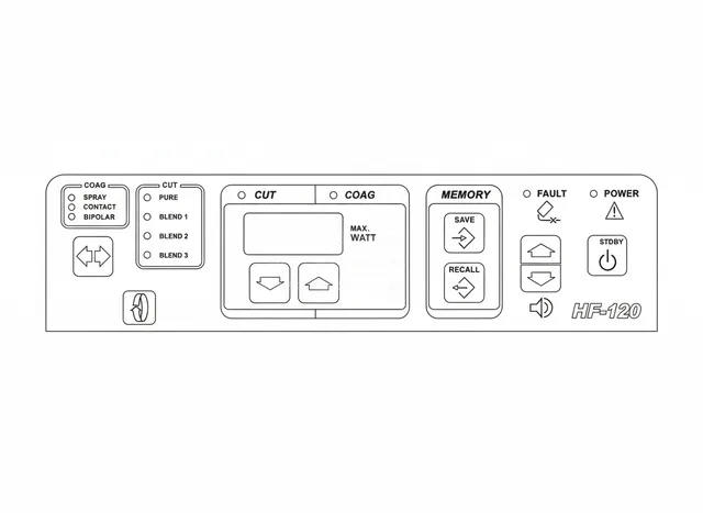 Painel de Membrana para Equipamento WEM HF-120 V2 - Vista 2