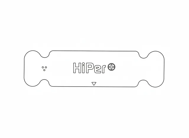 Painel de Membrana para GPS Topcon Hiper+ - Vista 2