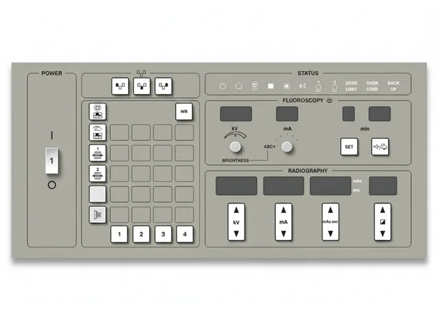 Painel de Membrana para Equipamento Gerador de Raio-X KXO-15E