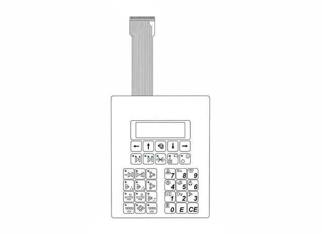 Teclado de Membrana para IHM Romi E-Control - Vista 2