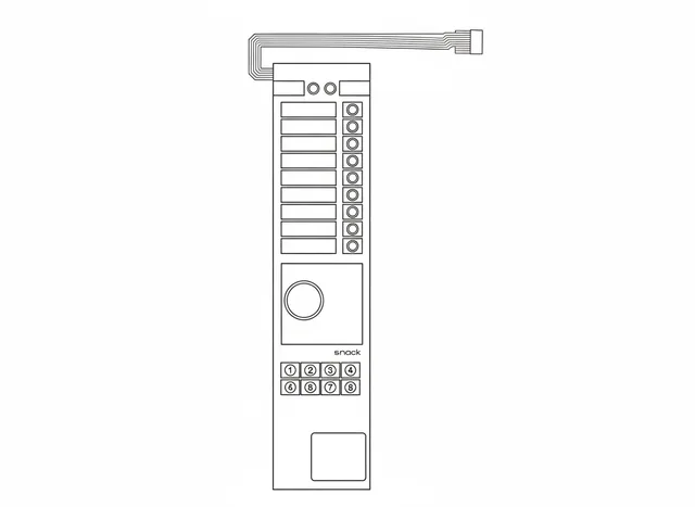 Teclado de Membrana para Máquina de Café BVM 921 - Vista 2