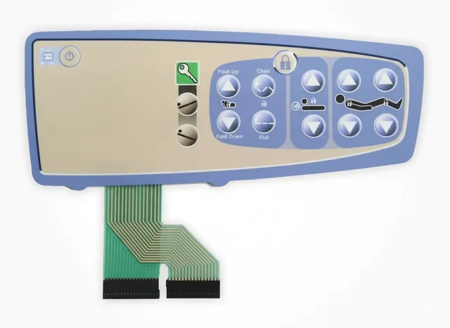 Teclado de Membrana para Cama Hospitalar Hill-Rom CareAssist ES