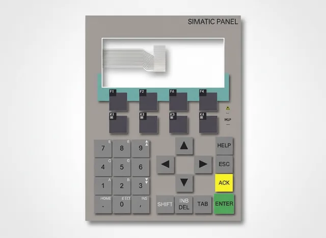 Teclado de Membrana para IHM Siemens Simatic Panel OP 77A