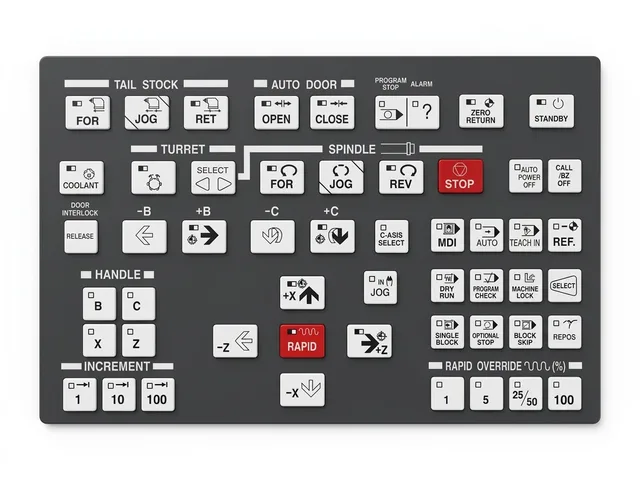 Painel de Membrana para Torno CNC Hyundai Kia KIT400