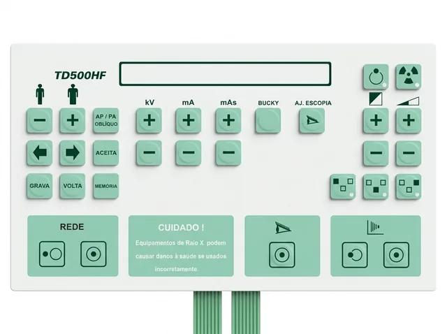 Teclado de Membrana para Máquina Tecno-Design TD500HF
