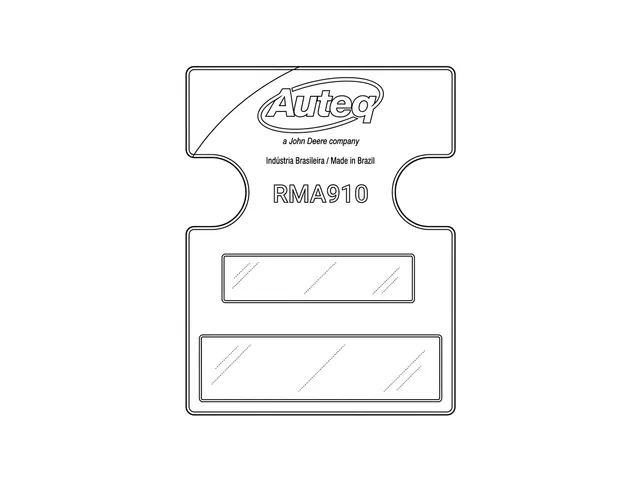 Etiqueta para equipamento Auteq RMA910 - Vista 2