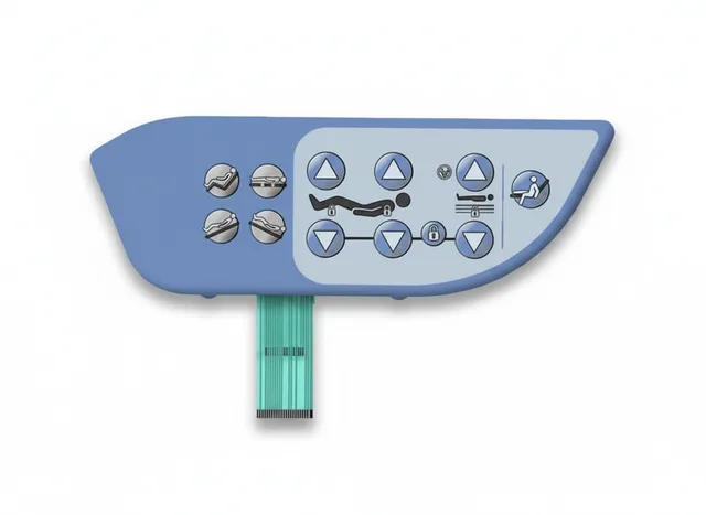 Teclado de Membrana para Cama Hill-Rom HR 900