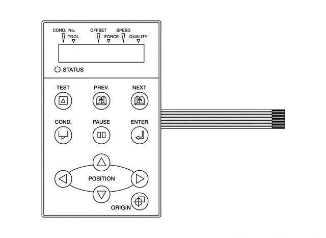 Teclado de Membrana para Plotter de Recorte Graphtec CE5000 Series - Vista 2