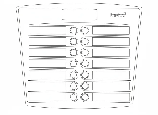 Painel de Membrana para Máquina de Café Necta Brio 300 - Vista 2