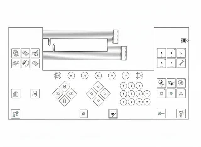 Teclado de Membrana para Dornier Dialog Panel - Vista 2