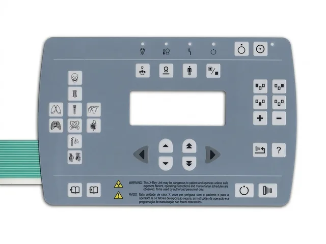 Teclado de Membrana para Máquina de Raio-X GE XR 6000 Modelo 2