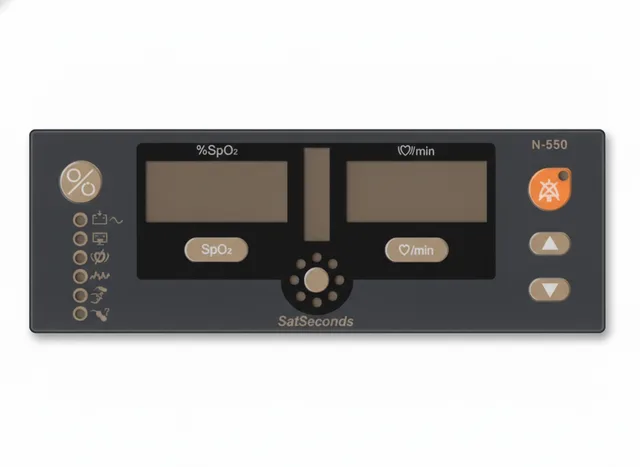 Painel de Membrana para Oxímetro Nellcor N-550