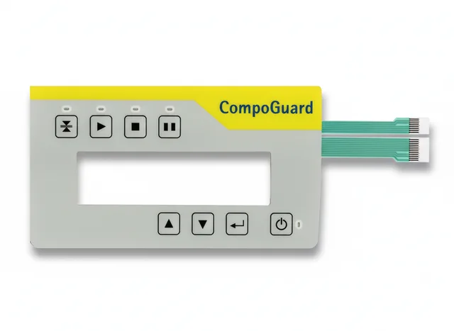 Teclado de Membrana para Equipamento CompoGuard