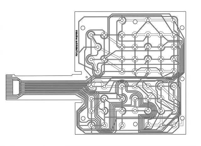 Teclado de Membrana para CNC Galaxy 30 Fanuc - N86D-1614-R002/02 N86D-1614-R001/02 - Vista 2