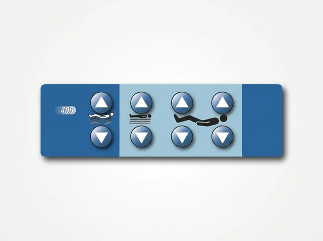 Painel de Membrana para Cama Hospitalar Hill-Rom 405