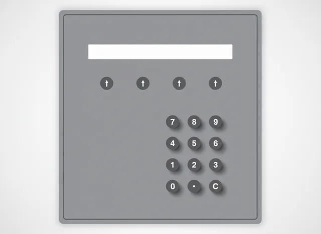 Teclado de Membrana para Equipamento Agramkow SARatronic