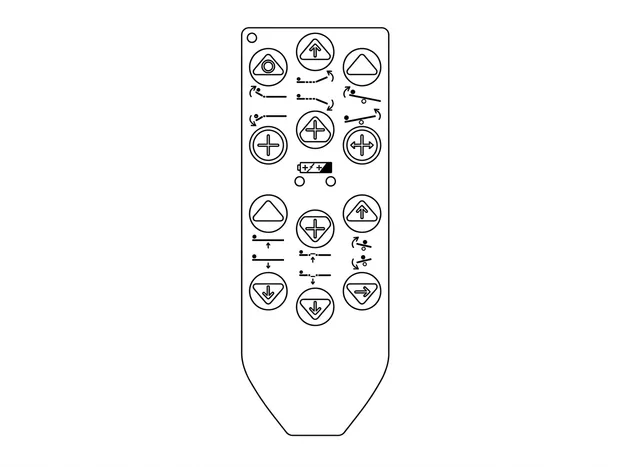 Teclado de Membrana para Mesa Cirúrgica Ortosintese - Vista 2