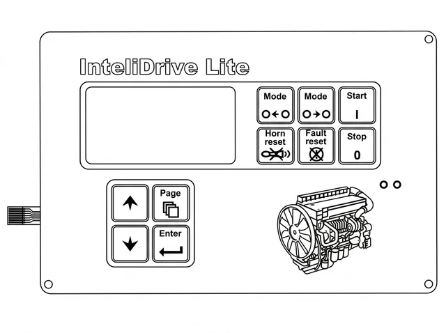 Teclado de Membrana para Controlador de Motor Modular InteliDrive Lite - Vista 2