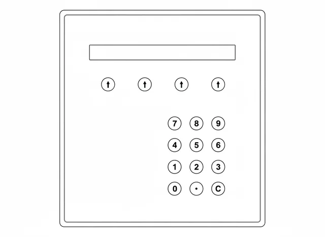Teclado de Membrana para Equipamento Agramkow SARatronic - Vista 2