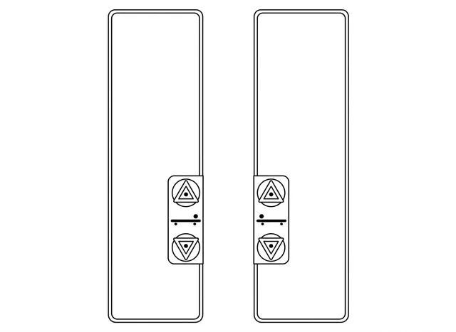 Conjunto de Painéis de Membrana para Cama Hospitalar Hill-Rom Basic Care (Simplificado) - Vista 2