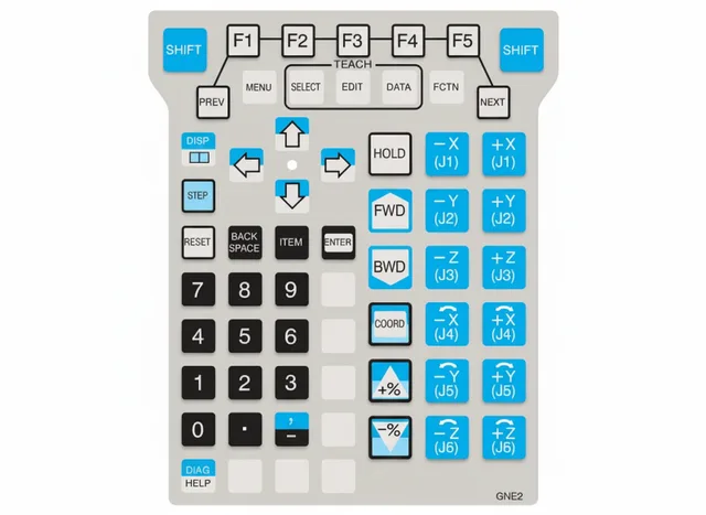 Painel de Membrana para Teach Pendant FANUC