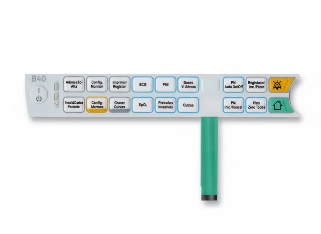 Teclado de Membrana para Monitor de Paciente GE B40