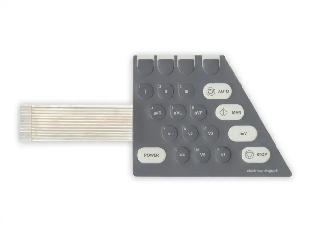 Teclado de Membrana para Eletrocardiógrafo Burdick EK10