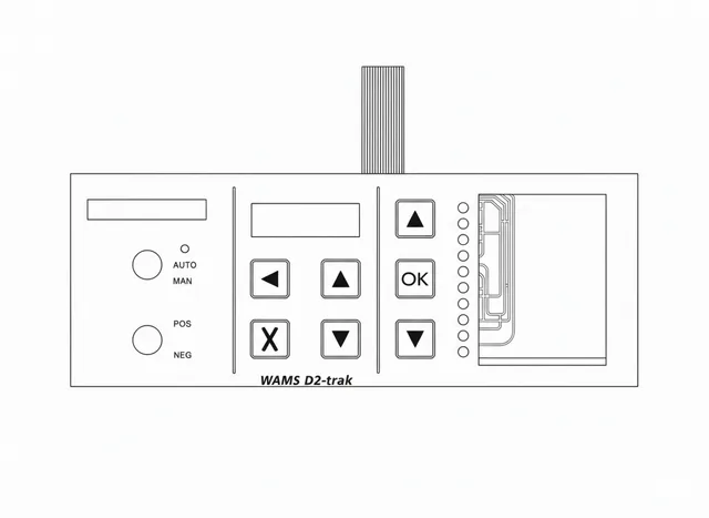Teclado de Membrana para Máquina WAMS D2-trak - Vista 2