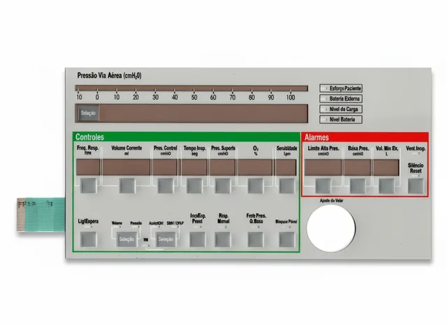 Teclado de Membrana para Ventilador LTV 1000