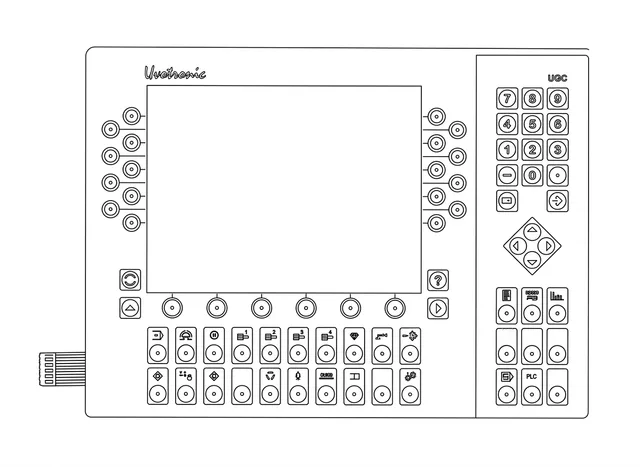 Teclado de Membrana para Máquina Uvatronic - Vista 2