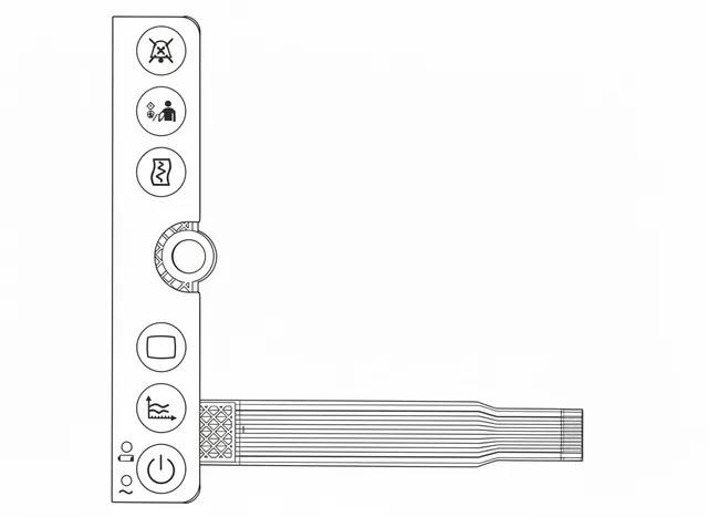 Teclado de Membrana para Monitor Philips SureSigns VM6 - Vista 2