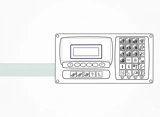 Teclado de Membrana para CNC MCS - Vista 2